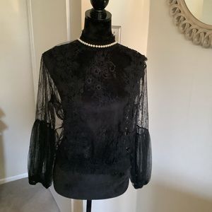 Black Lace Top